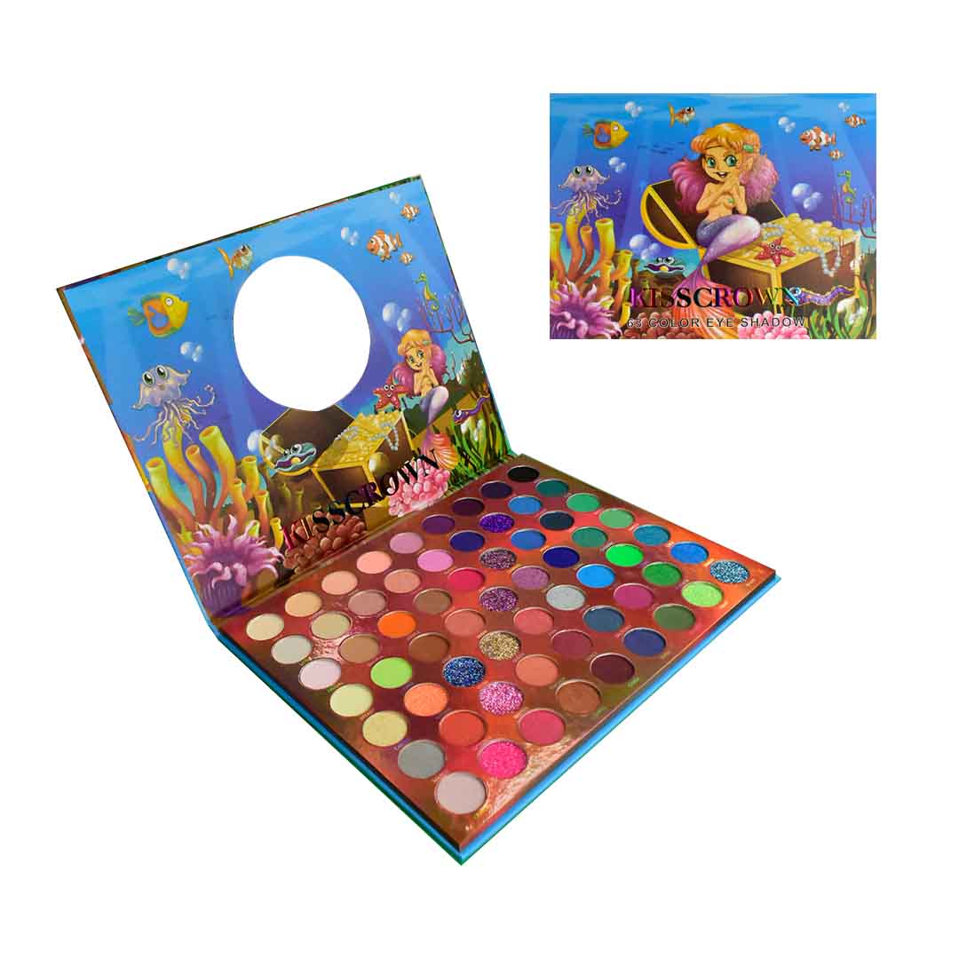 Sombras para rostro kisscrown sirena