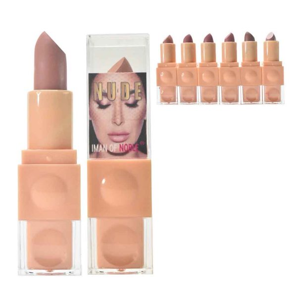 Labiales new nude matte ion tapa transparente