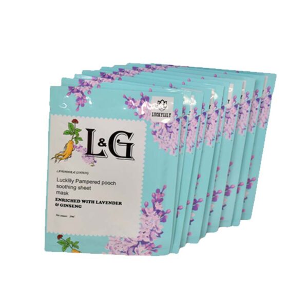Mascarilla de extracto de lavanda y ginseng L&G Lucky Lily