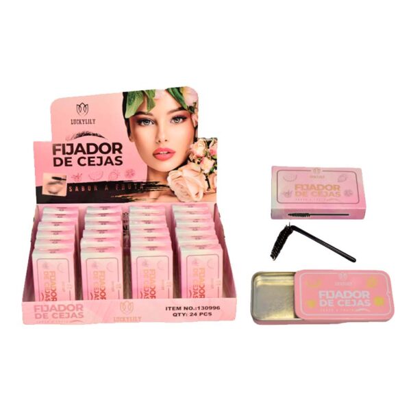Jabón de ceja Lucky Lily caja rosada