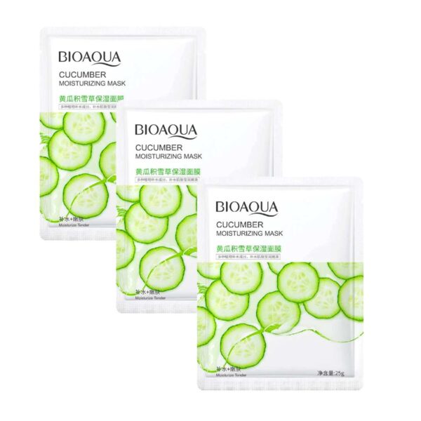 Mascarilla de pepino Bioaqua empaque blanco