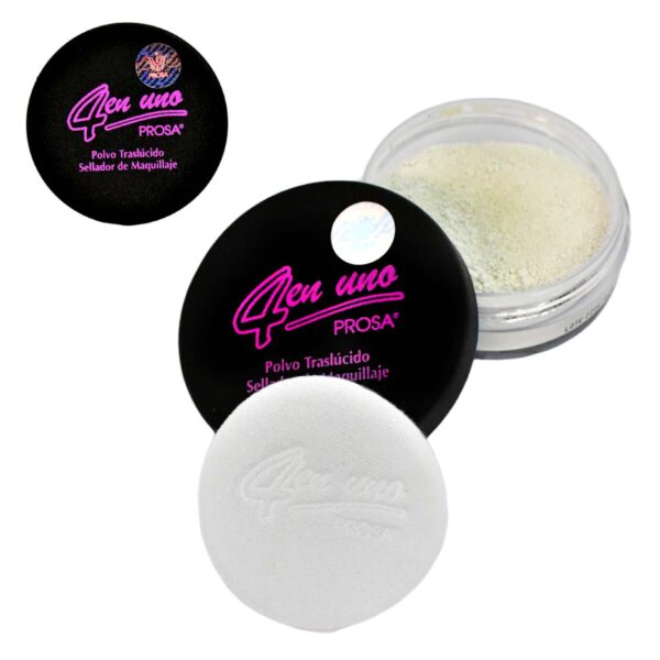 Polvo traslucido para rostro sellador de maquillaje HD Prosa 15G