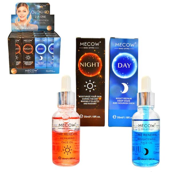 Unidad de aceite facial día o noche Mecow 35ml