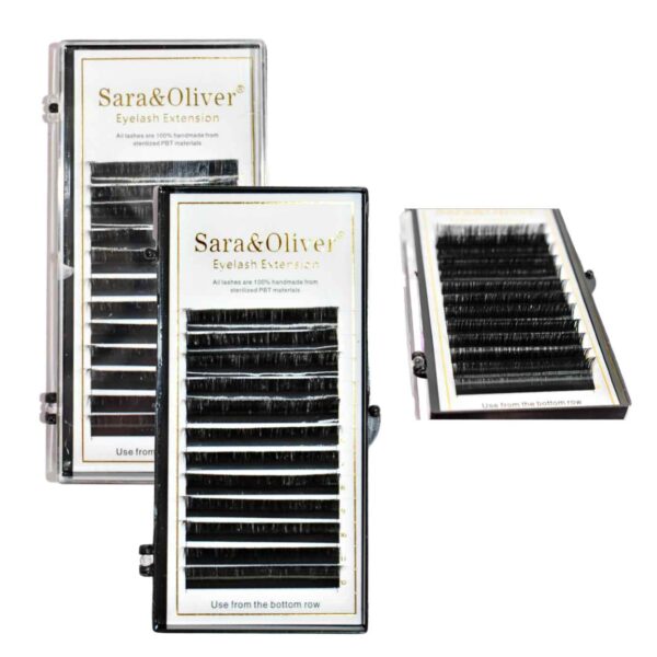 Extensiones de pestañas 15mm Rizo D Sara &Oliver