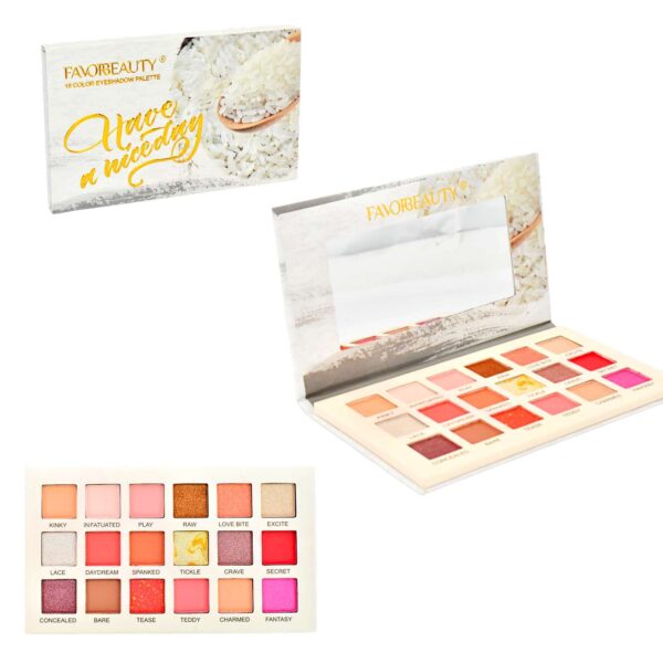 Paleta de sombras FavorBeauty have a nice day 18 colores