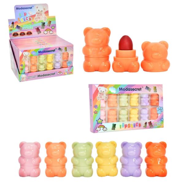Kit de mini labiales en diseño de oso Modasecret