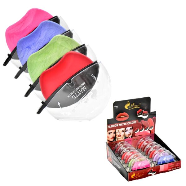 Labial en colores Matte Mágicos en forma de labios Yaxi Beauty
