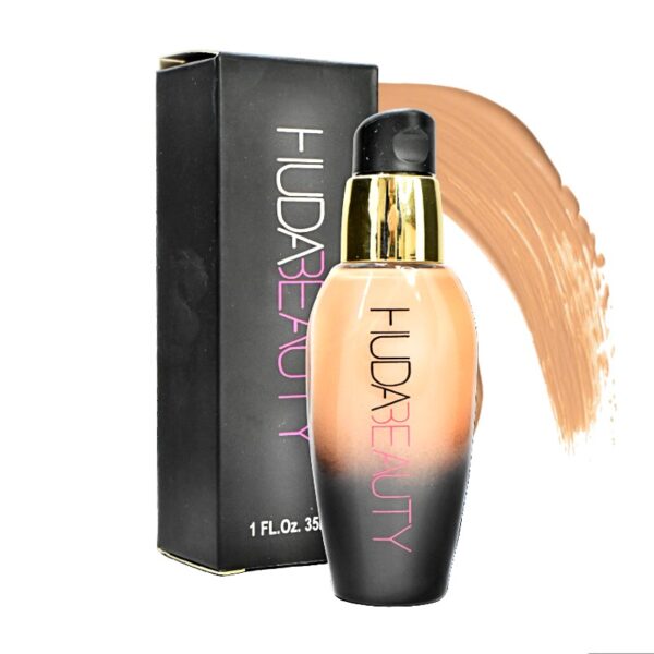 Base Hudabeauty 35Ml Caja Negra Y Frasco De Vidrio Tonos Surtidos