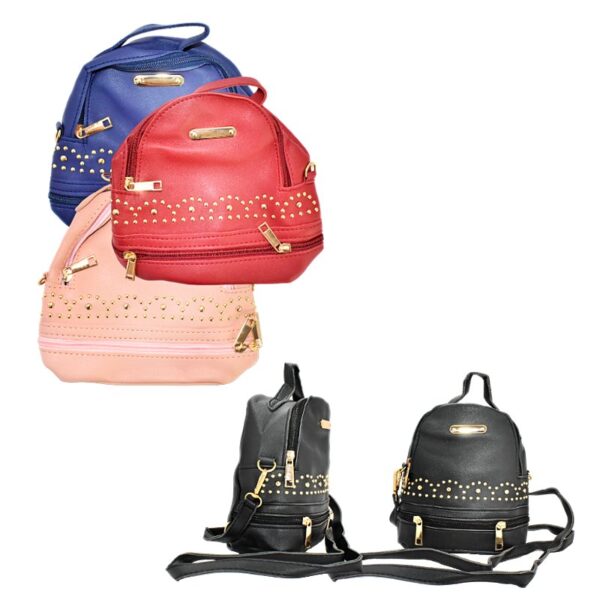 Mini Mochila Con Diseños Y Colores Surtidos - Imagen 3