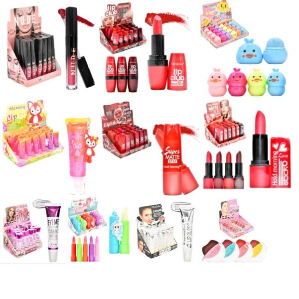 Tintas, Brillos Y Exfoliante Para Labios Surtidos LOTE3