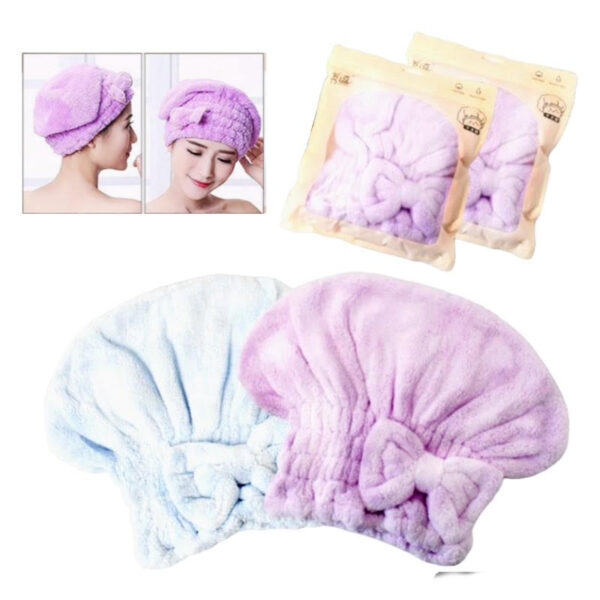 Gorros Para Ducha Xiudou con Textura de Algodon