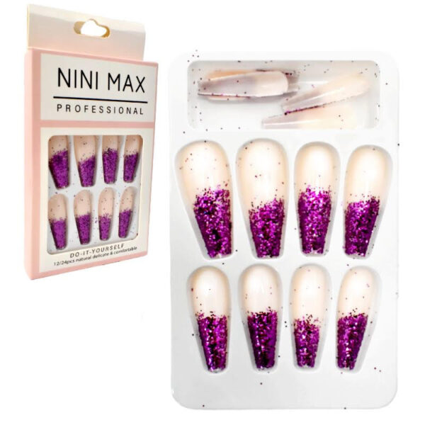 Uñas Press On Nails 12pcs - Imagen 3