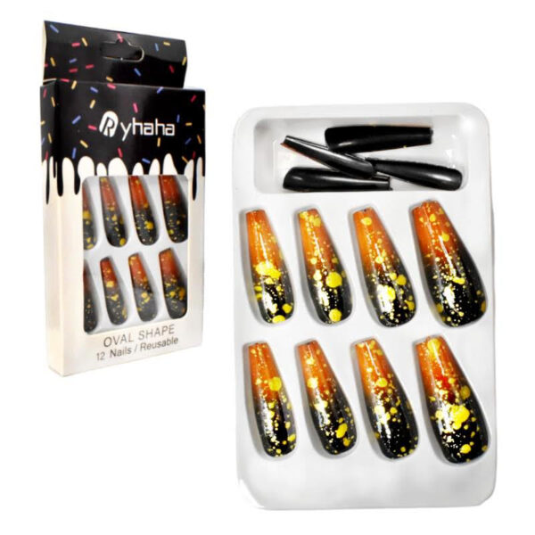 Uñas Press On Nails 12pcs - Imagen 9