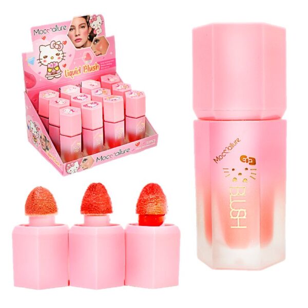 Rubrores Liquidos En presentación de Hello Kitty LT1