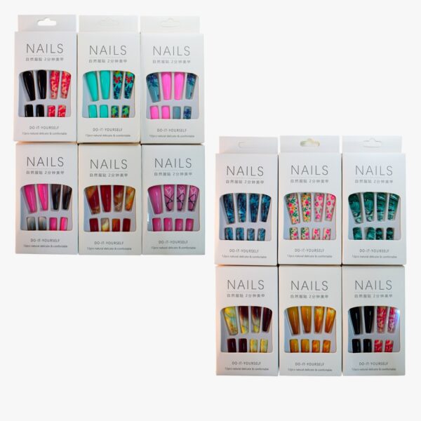 Uñas Artificiales en Diseños Surtidos