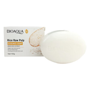 Jabon De Arroz En Barra 100G Bioaqua Caja Blanca Lote 2